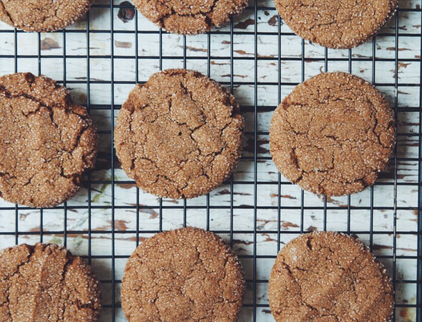 vegan chewy ginger cookies_hot for food
