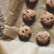 chocolate chip almond cookies_hot for food