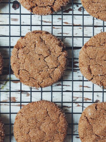 vegan ginger cookies