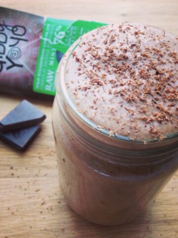 mint almond mocha dream smoothie_hot for food