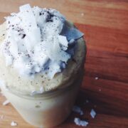 tropical mango freeze with coconut whip_hot for food