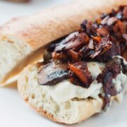 vegan bacon mushroom melt_hot for food
