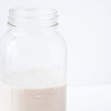 almond milk_hot for food