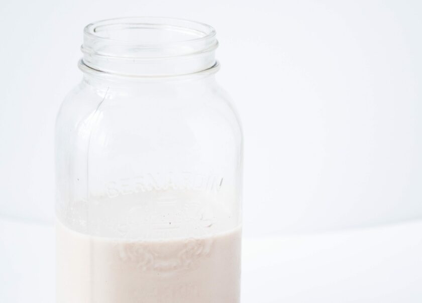 almond milk_hot for food