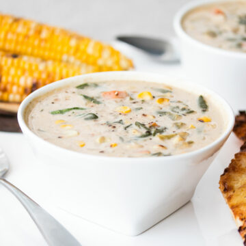 corn chowder_hot for food