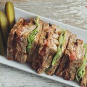 vegan clubhouse sandwich_hot for food