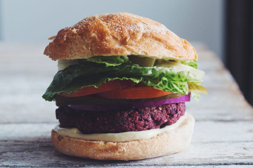 black bean beet burger_hot for food