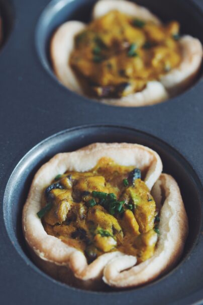 vegan mushroom asparagus quiche_hot for food