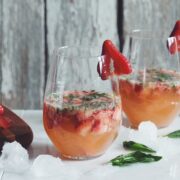 strawberry ginger basil cocktail_hot for food