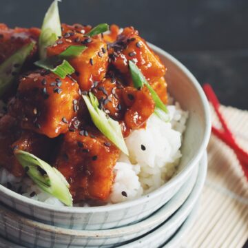 crispy sweet & sour tofu_hot for food