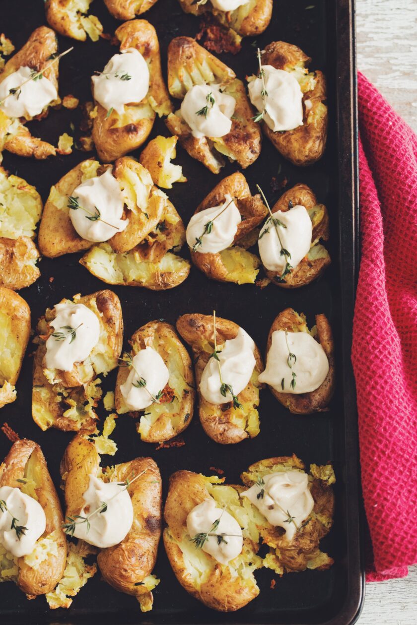 vegan smashed potatoes recipe best