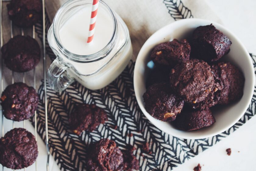 easy vegan brownie bites_hotforfood