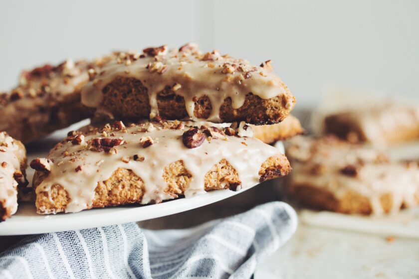 vegan pumpkin scones_hot for food