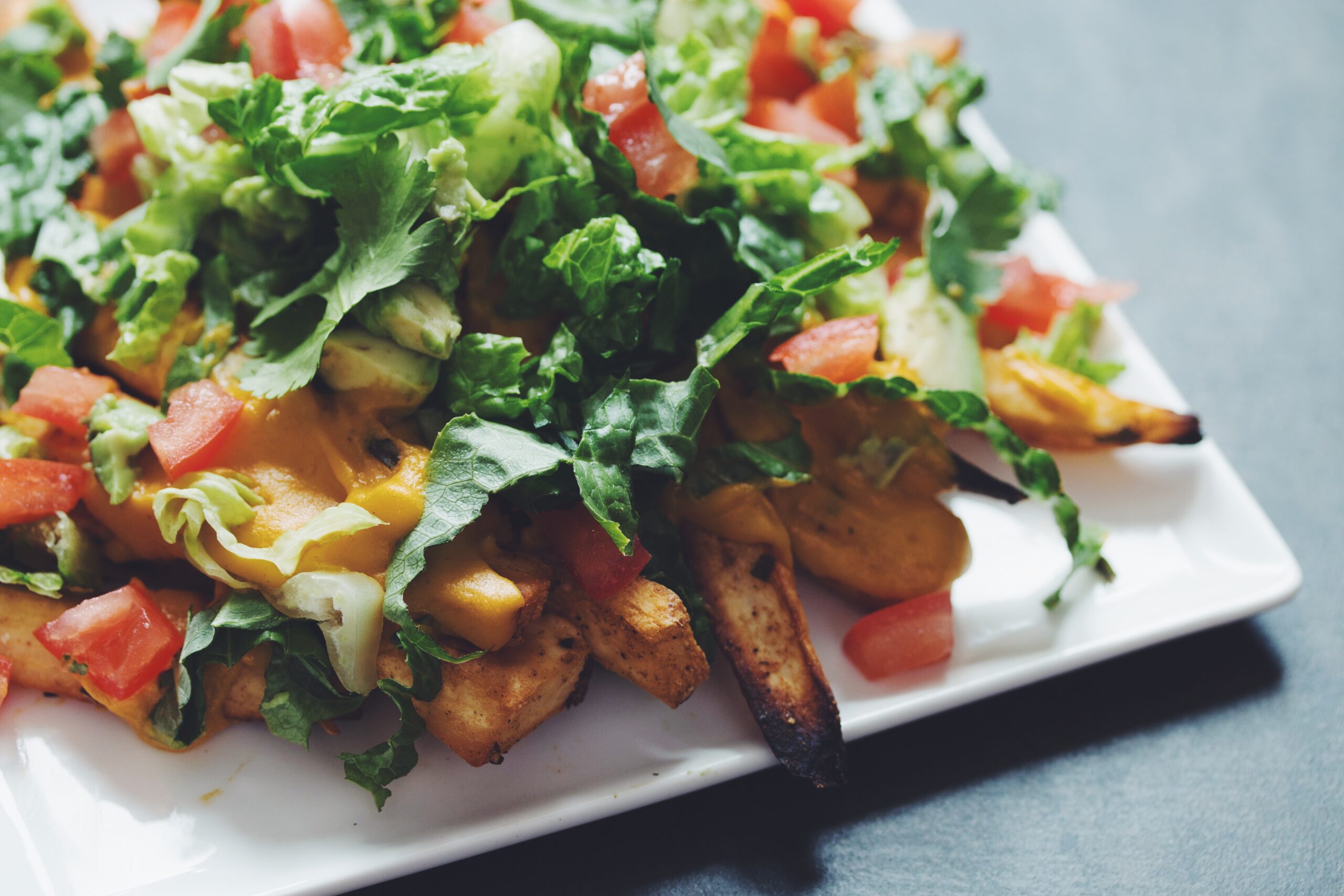 DIY vegan yacho fries