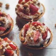 vegan chocolate hazelnut tarts_hot for food