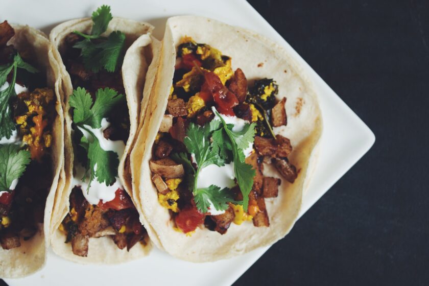 vegan breakfast tacos_hot for food
