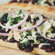 vegan pulled bbq mushroom sandwiches_hot for food