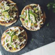 vegan ceviche tostadas