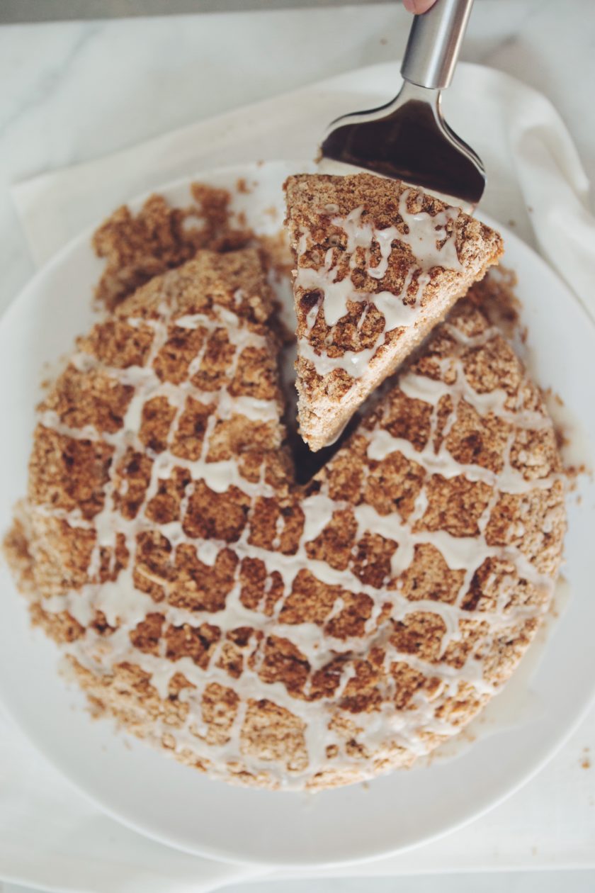 vegan coffee cake christmas recipe