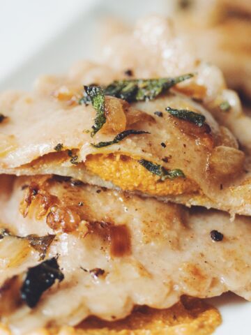 vegan pumpkin ravioli_hot for food