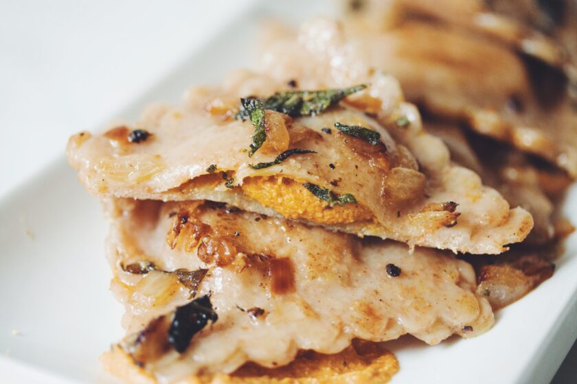 vegan pumpkin ravioli_hot for food