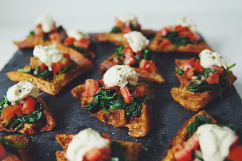 mashed potato waffles_hot for food