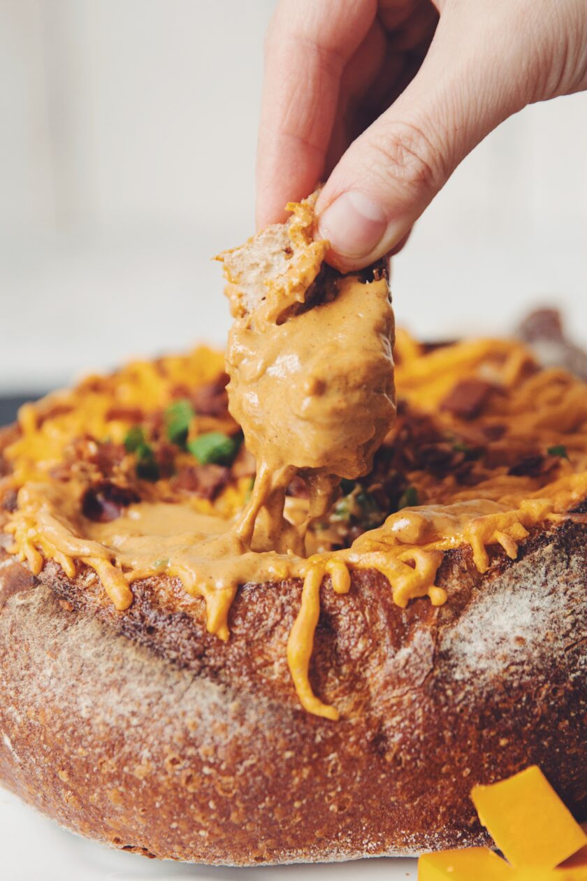 vegan beer & cheddar bread bowl recipes