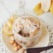 Breakfast Banana Bread Pudding_hot for food