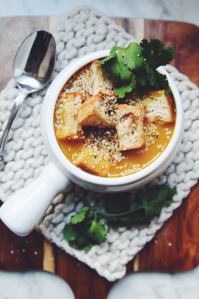 butternut squash soup vegan recipe