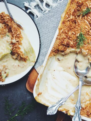 vegan leek gratin_hot for food