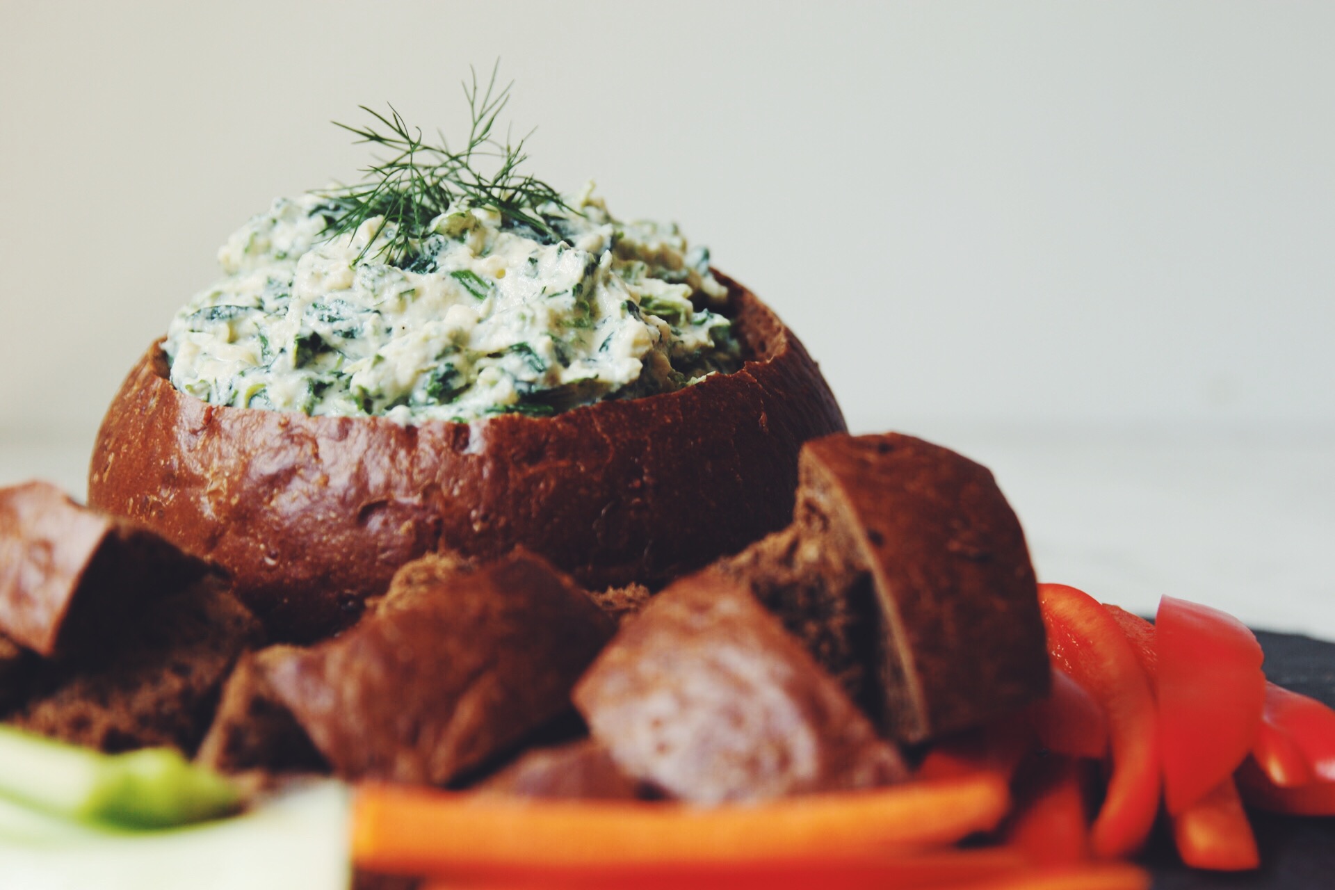 vegan spinach dip_hot for food