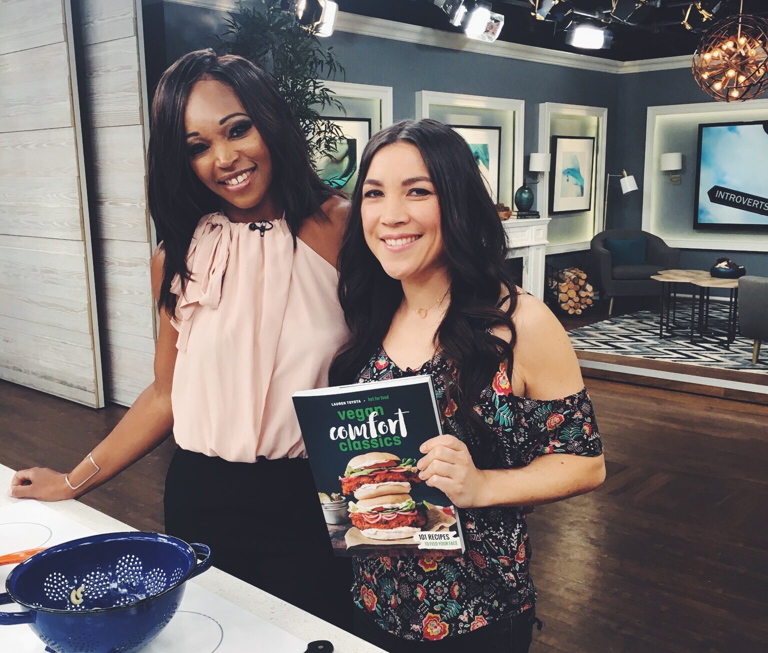 Lauren Toyota on Cityline for cookbook release