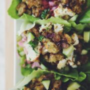 easy vegan lettuce wraps