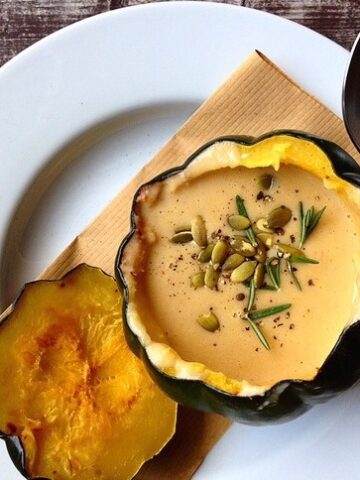 acorn squash soup_hot for food