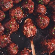 vegan sweet sour meatballs_hot for food