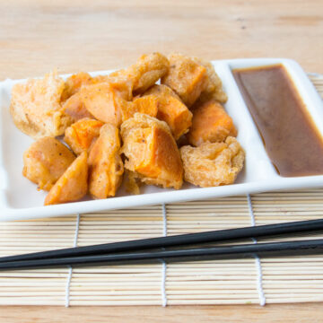 yam tempura_hot for food