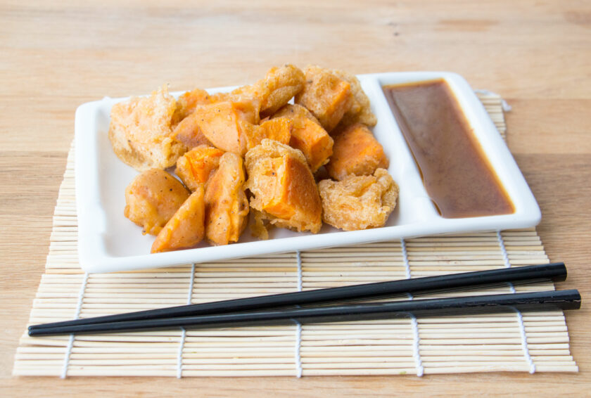 yam tempura_hot for food