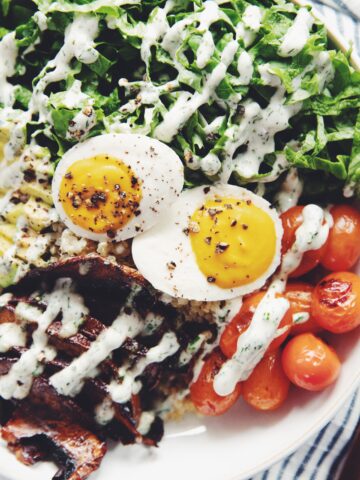 vegan BLTA grain bowl_vegan egg_hot for food