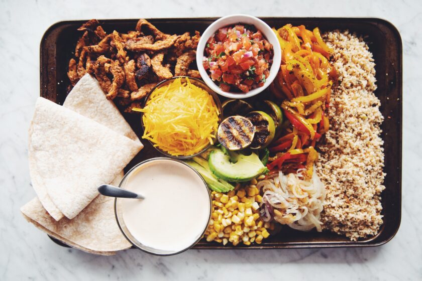 sheet pan vegan beef burritos_hot for food