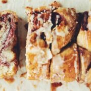 vegan strawberry pull apart bread_hot for food