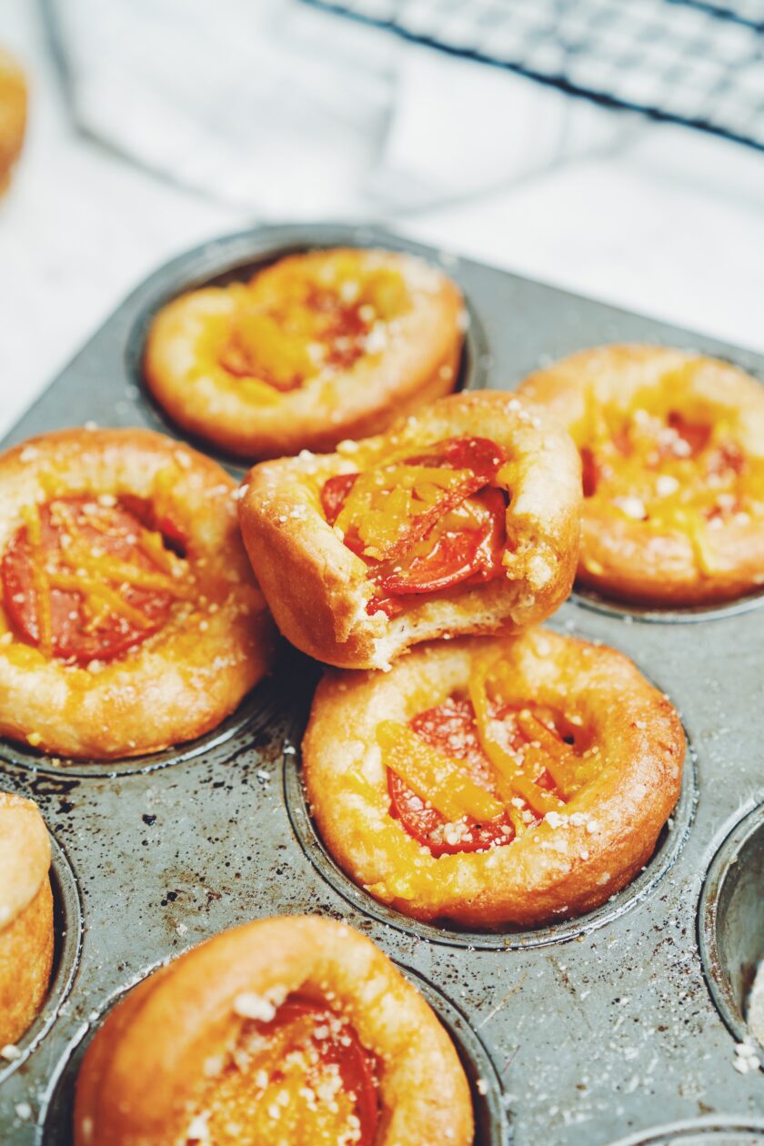 deep dish pizza muffins original recipe hot for food