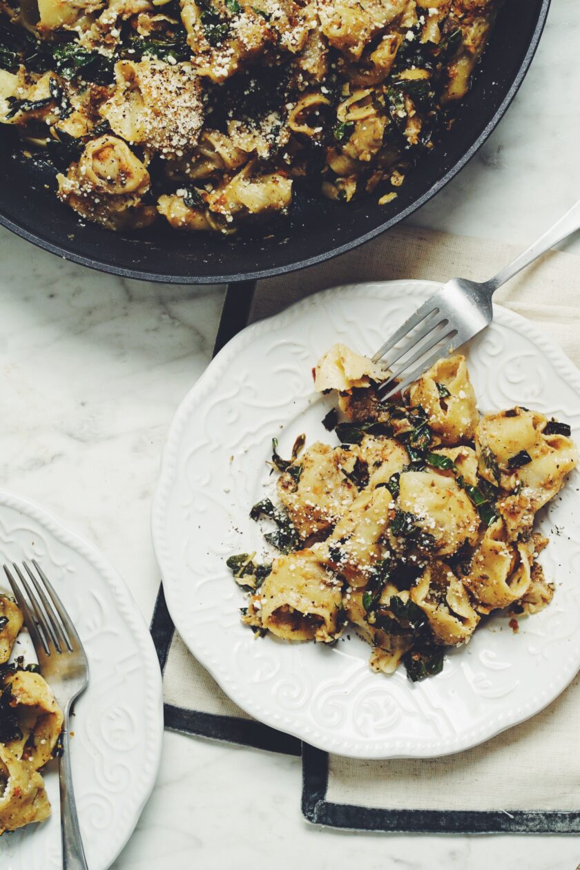 thanksgiving tortellini vegan recipe for holidays