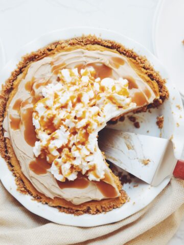 pumpkin spice latte pie