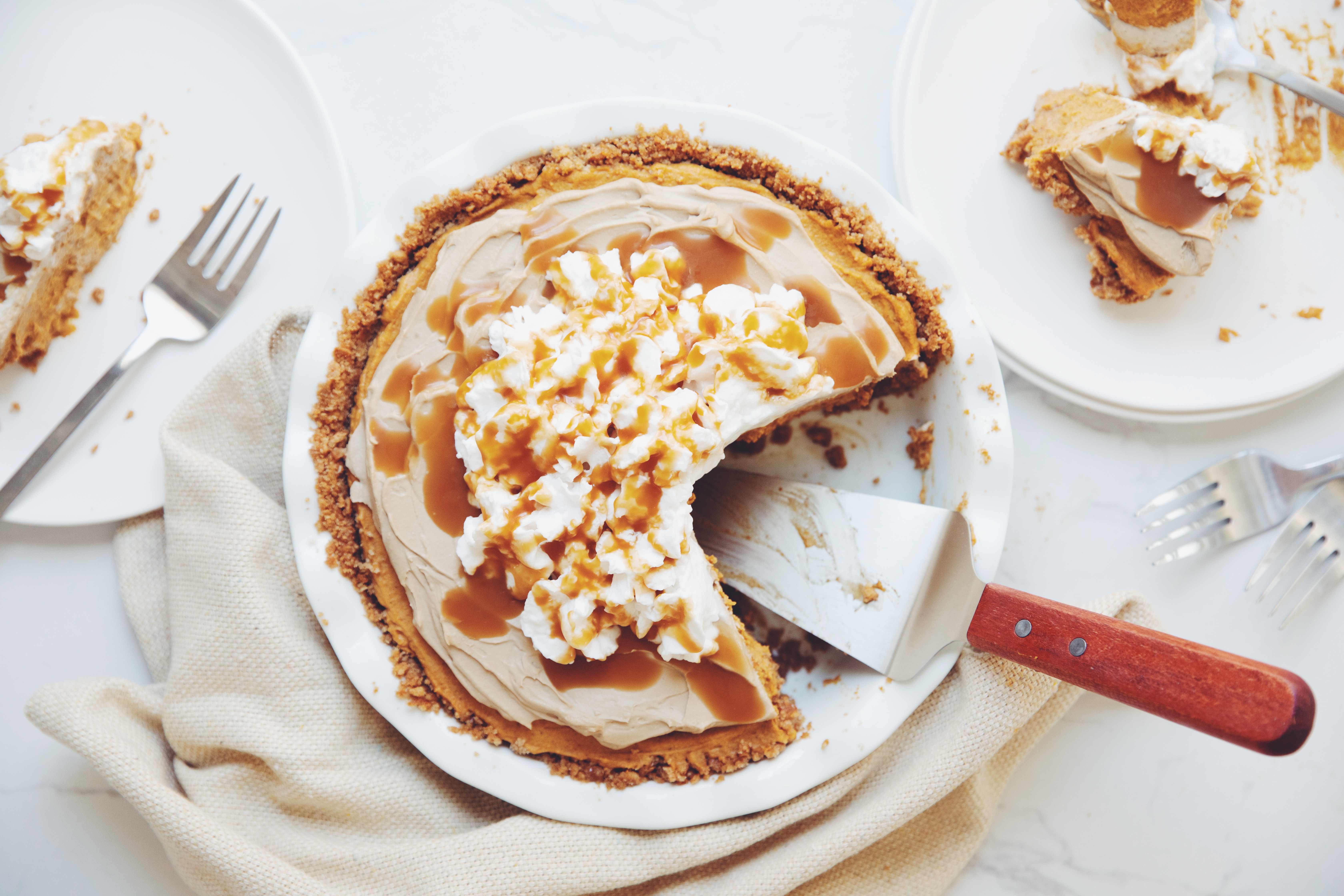 pumpkin spice latte pie_hot for food