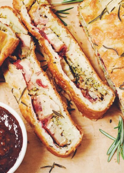 holiday stuffed focaccia original recipe hot for food