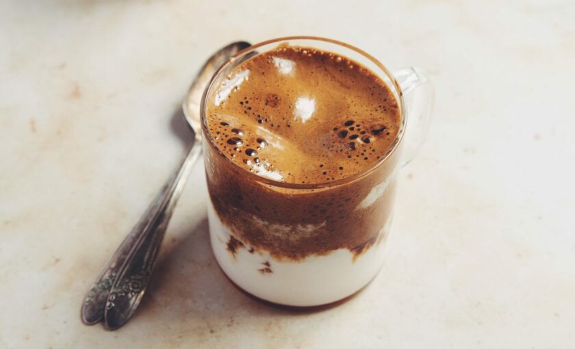 pumpkin spice dalgona coffee