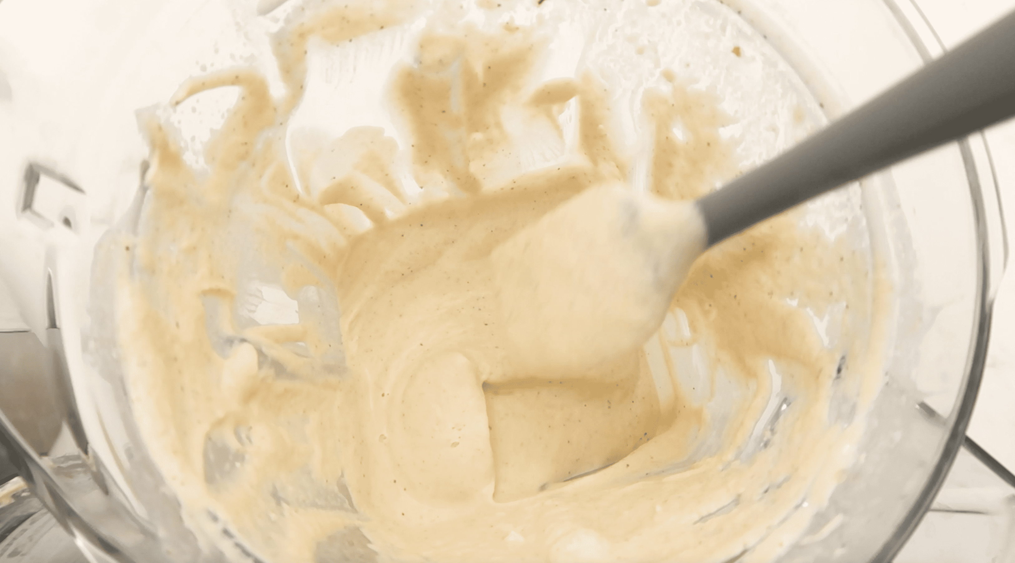 cauliflower alfredo sauce in a blender