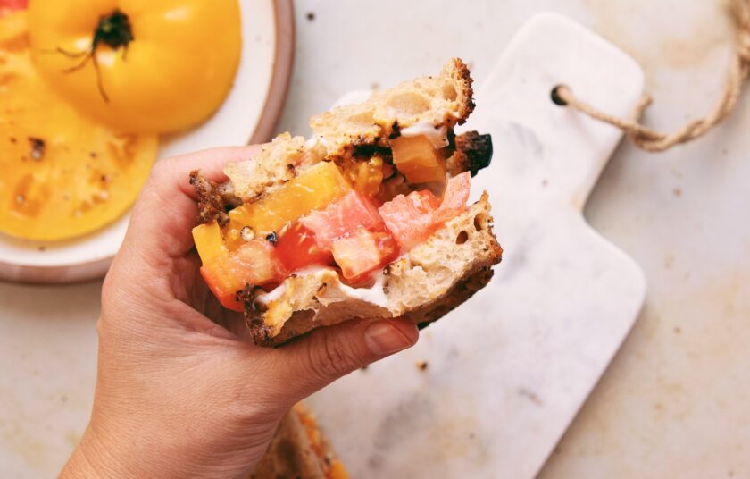the best tomato sandwich