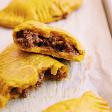 vegan beef and cheese jamaican patties